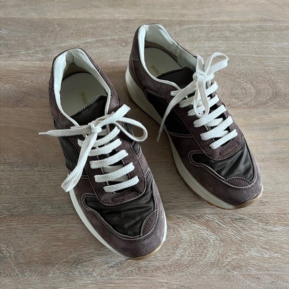 Woman by Common Projects  Brown Track Premium Sneakers - Picture 3 of 13